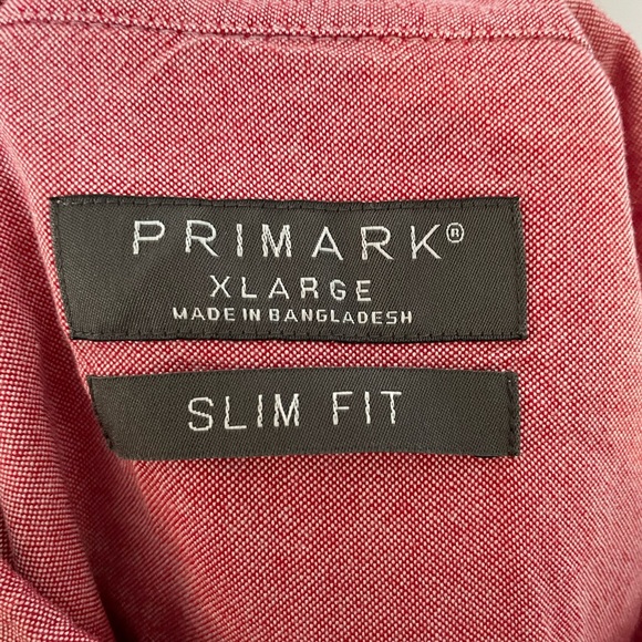 Primark short sleeve dress shirt. Mens XL from UK. Salmon - Picture 2 of 3